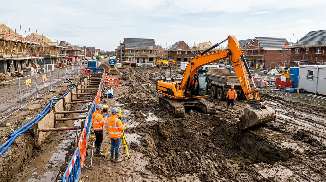 Groundworks package for constrained basement formation in London project image