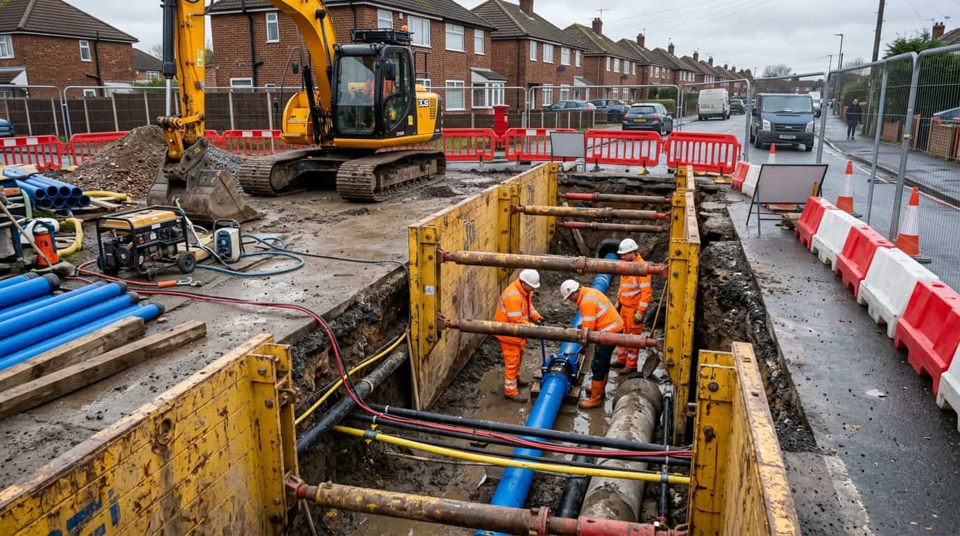 Cut & Fill Earthworks Package — illustrative construction imagery