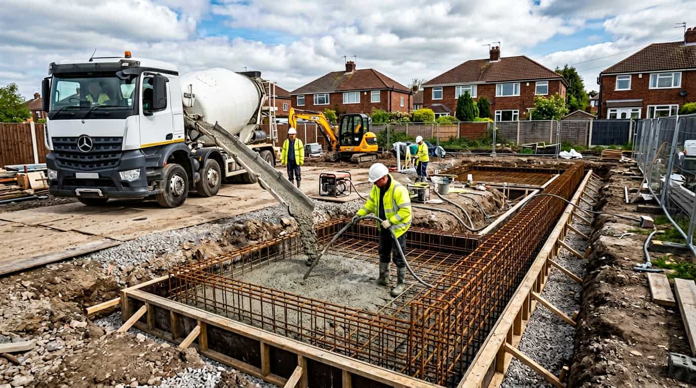 Restricted-Access Piling for an Infill Site — illustrative construction imagery