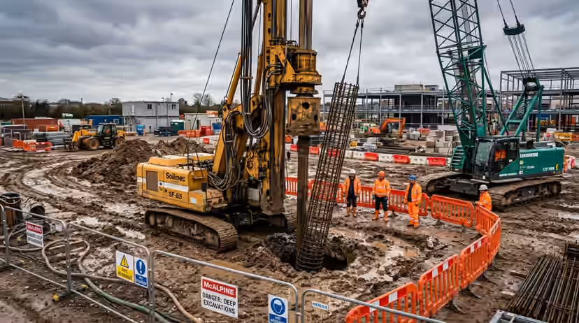 CFA Piling Contractor groundworks service